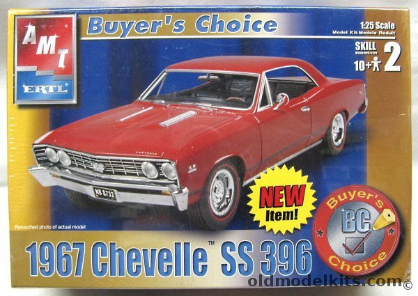 AMT 1/25 1967 Chevelle SS 396 - Two Door Hardtop, 31228 plastic model kit